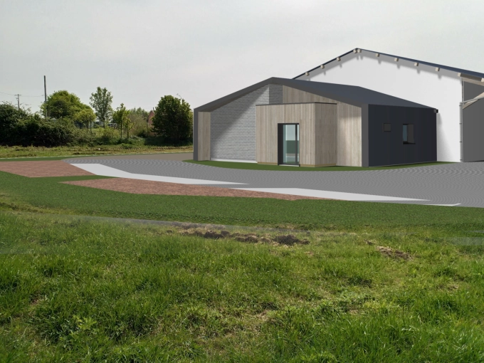 Commerce, Construction neuve, Plan, Permis de construire