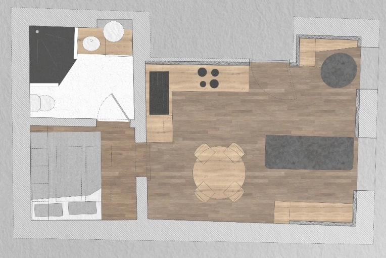 Transformation, Appartement, Rénovation, Architecture d’intérieur, Plan, Permis de construire, Conseil, Déclaration de travaux