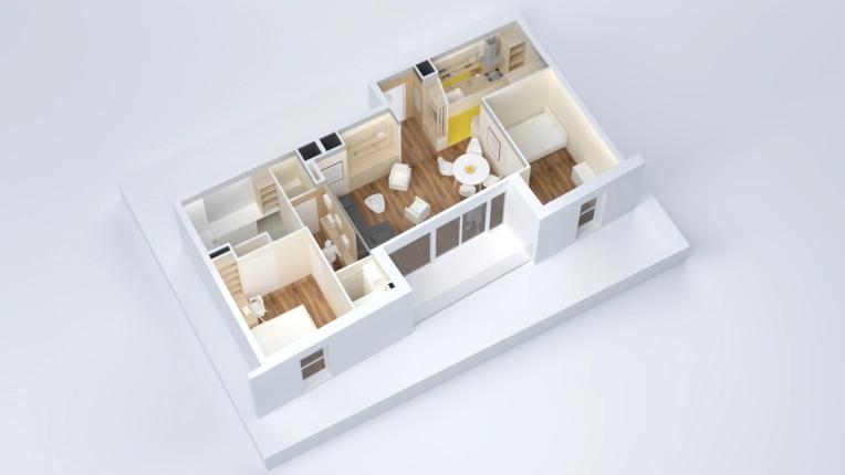Appartement, Rénovation, Plan, Conseil