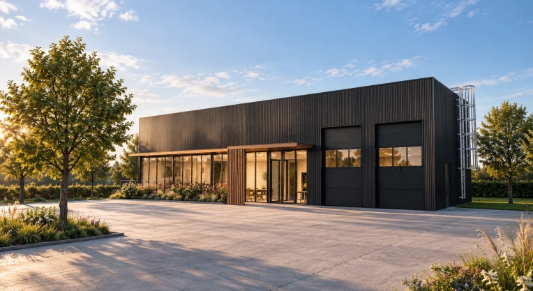 Bâtiment professionnel, Bureau, Hangar, Construction neuve, Plan, Permis de construire