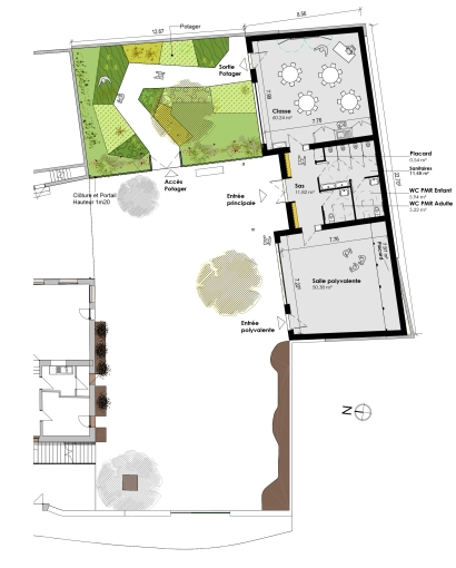 Jardin, Extérieur, Construction neuve, Plan