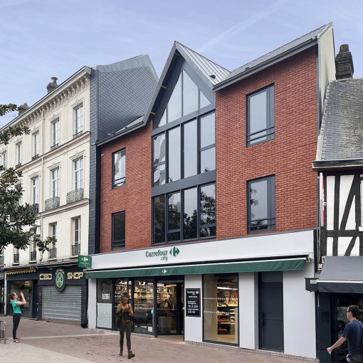 Commerce, Rénovation, Plan, Permis de construire